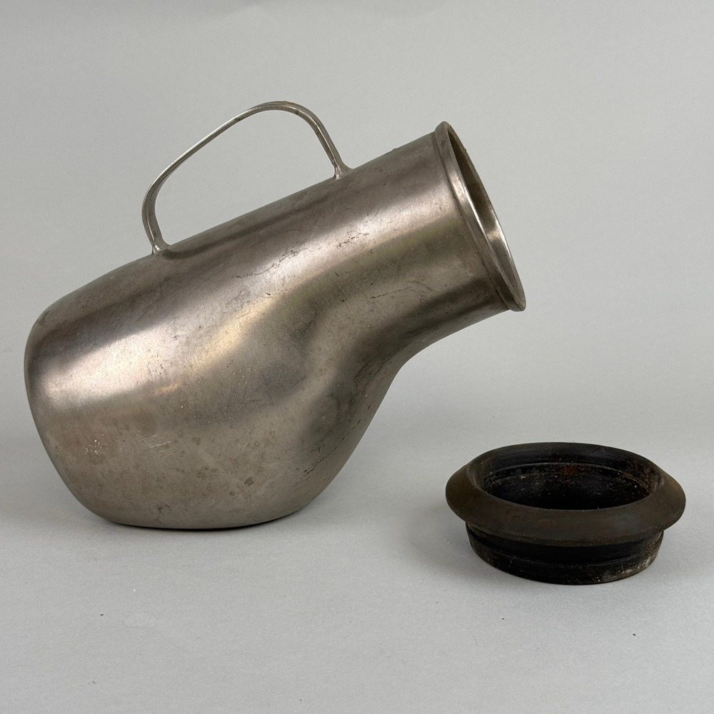 Polar Allegheny‎ Metal Ware Male Urinal Vintage Stainless Steel